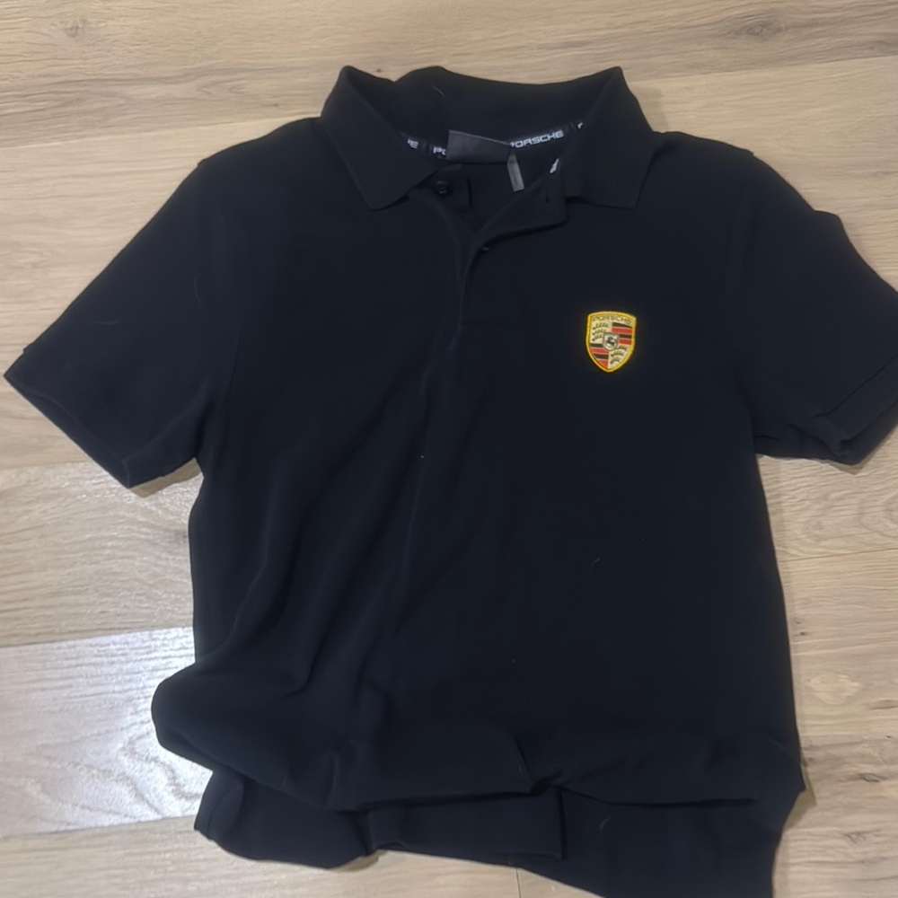 Porsche Design Black Polo Shirt